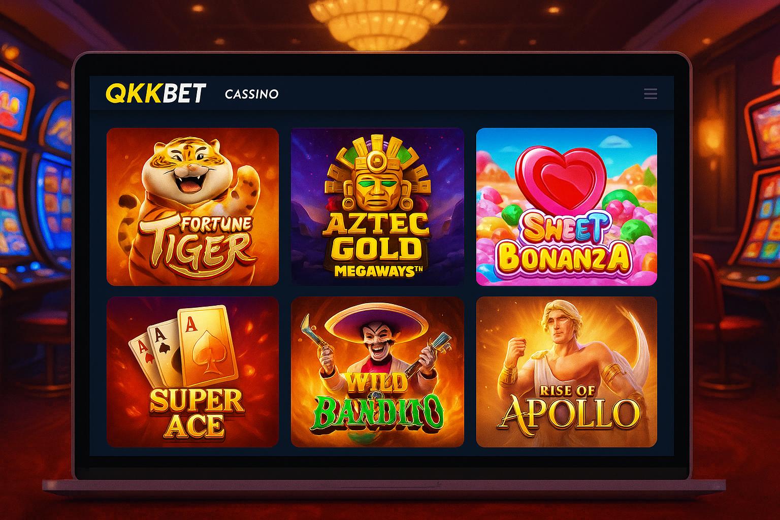 Explore o mundo das slot machines no QKKBET Casino